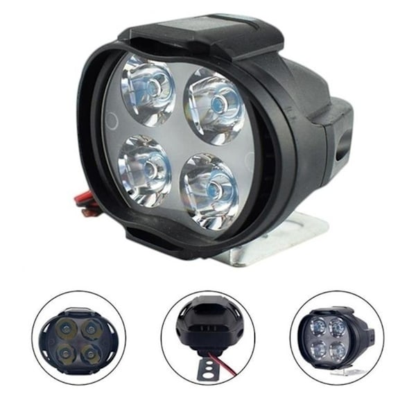 12W Super Ljus LED-Ljus Dimljus Strålkastare Motorcykellampa