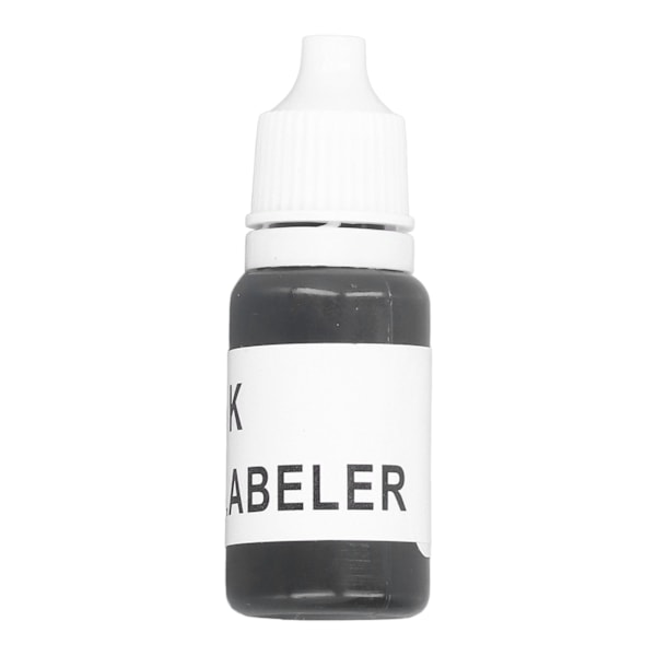 10ML Pris Labeler Ink Black Refill Carbon Ink Ersättning för etiketteringsmaskinrulle