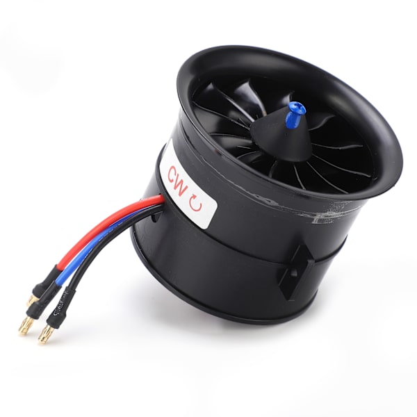 EDF 70 mm 12 Blade Duct 6S 2100KV ESC Speed ​​Controller Set Kompositmaterial til RC Bil CW