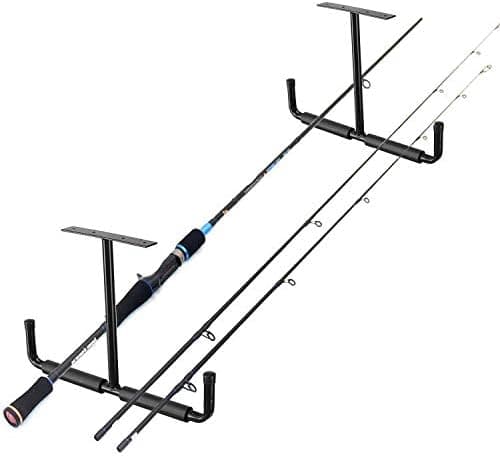 【NX】st garage hooks Compatible with ceiling mounting, heavy-duty ceiling-mounted garage hooks Compatible with wood, bicycle tools, black