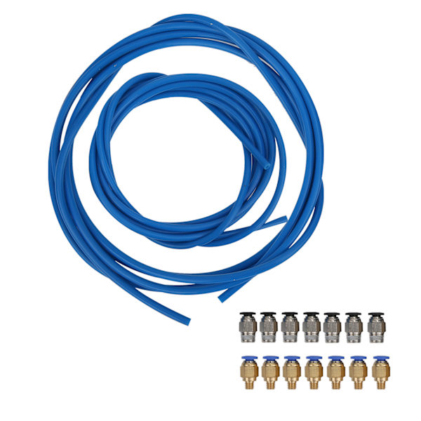 3D-tulostin PTFE-putki PC4‑M6 PC4‑M10 pneumaattiset liittimet Creality Ender 3:lle