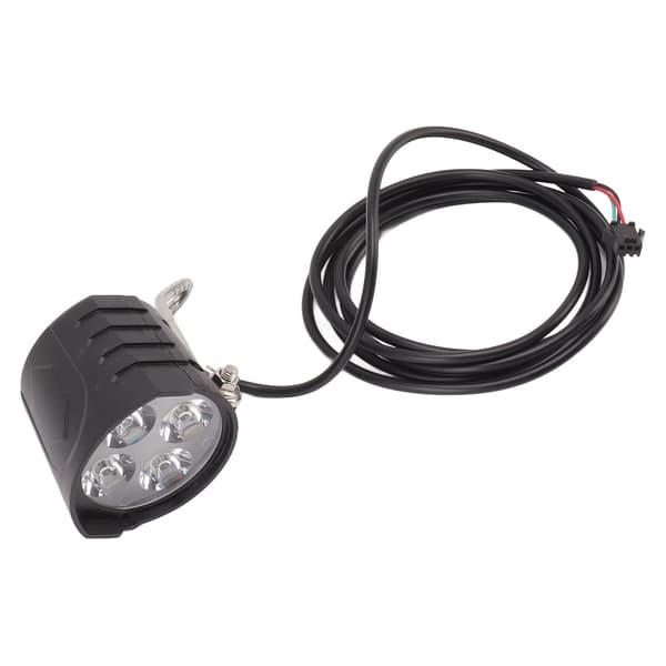 Elektrisk Cykel Forlygte 12W Høj Lysstyrke LED Frontlys med Horn til 36V 48V 52V 60V