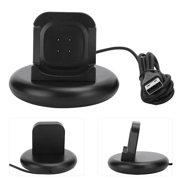 Mini Laddningsdocka för Fitbit Versa3/Sense Smart Watch Portable Charger Base Station