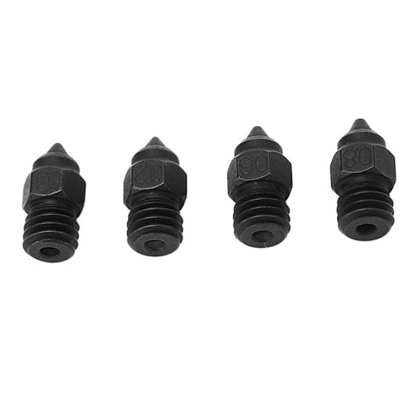 10 stk hærdede ståldyser til Ender 3 3D-printer Extruder Hot End 0,2 0,4 0,6 0,8 mm