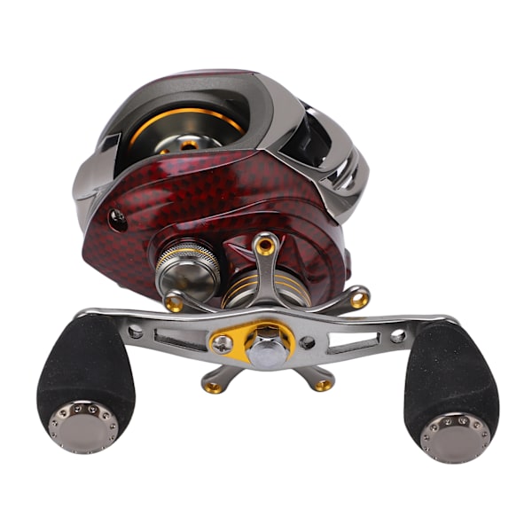 Baitcasting-kela Metal Dual Brake Baitcast Kalastuskelan Magneettinen jarrujärjestelmä kalastusvavan Oikean käden kela