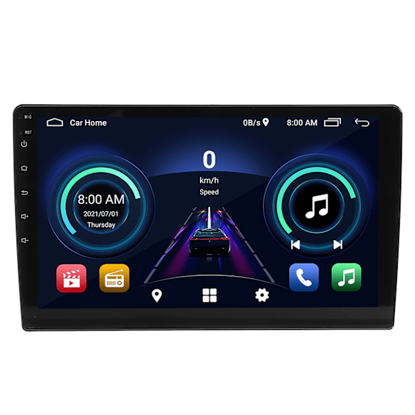 10 tuuman auton navigointi DVD CD-soitin äänenvastaanotin Bluetooth 5.0 Universaali Android 10.1 järjestelmälle