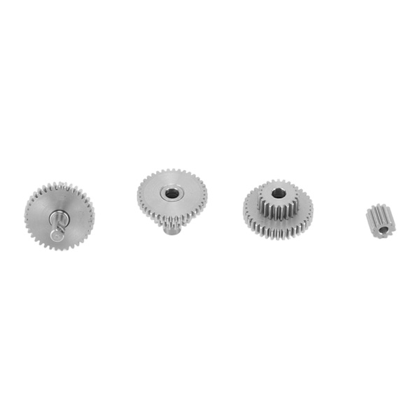 RC Crawler Gear Set Rustfritt stål Enkel installasjon Lett Presis RC Transmisjonsgir for Traxxas TRX4M 1/18 Crawler 9.7:1