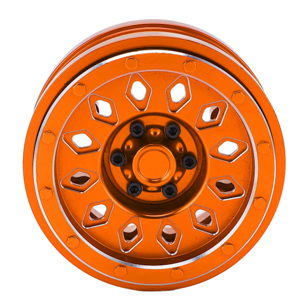 RC Hjulnav 2.9 tommer Aluminium Metall Hjulnav for Jeep JLU Wrangler 1/6 RC Crawler Bil Oransje