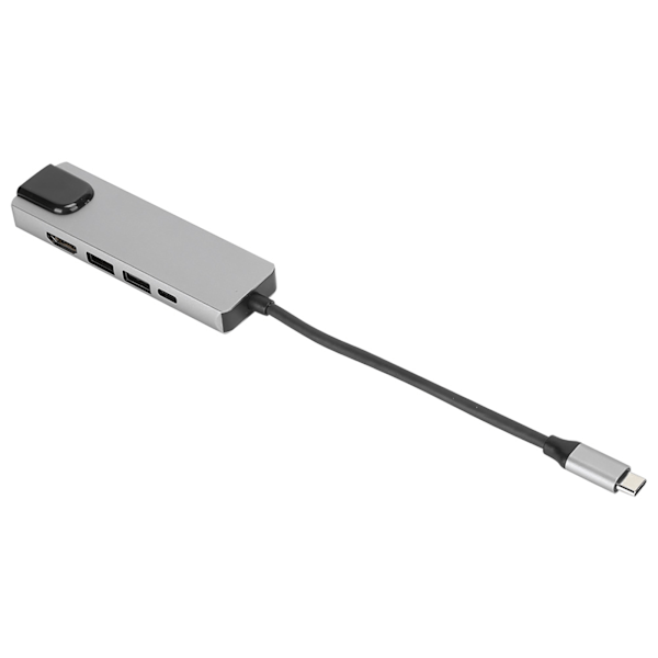 5-in-1 Type-C Hub HDMI-sovittimella 4K Type-C Gigabit Ethernet RJ45 laajennusporttiin