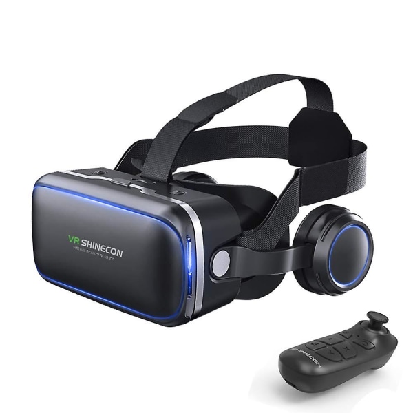 VR Headsets HD 3D med fjernbetjening til TV-film Videospil