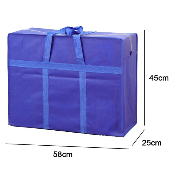 Flyttetaske Bagagetaske Studenterværelses Pakkepose Tote Bag blue