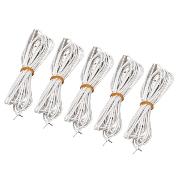 5 ST 24V 60W varmepatron udskiftning af rustfrit stålhoved varmelegeme 3D-printer tilbehør 1 meter / 3,3 fod