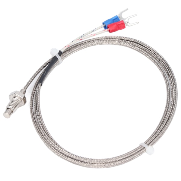 BERM K typ termoelement M6 tum skruv temperatursensor sonder tråd 0‑400℃ 1 meter