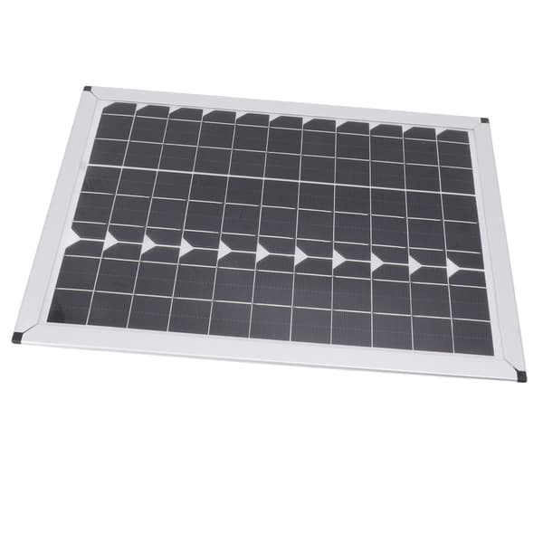 100W Solpanel Kit Monokrystallinsk Solmodul med Vandtæt 20A 12V 24V Controller til Bilcamping