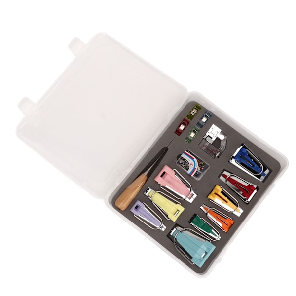 Sy Bias Tape Maker Kit med Snap On Binders Fot 9 Bias Tape Makers Quilt Syl Bias Tape Maker maskin för gör-det-själv