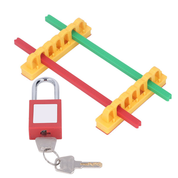 Breaker Lockout Blocker Kit Kretsbrytare Lockout Device Säkerhet Elektrisk lockout för industriella kemiska fordon