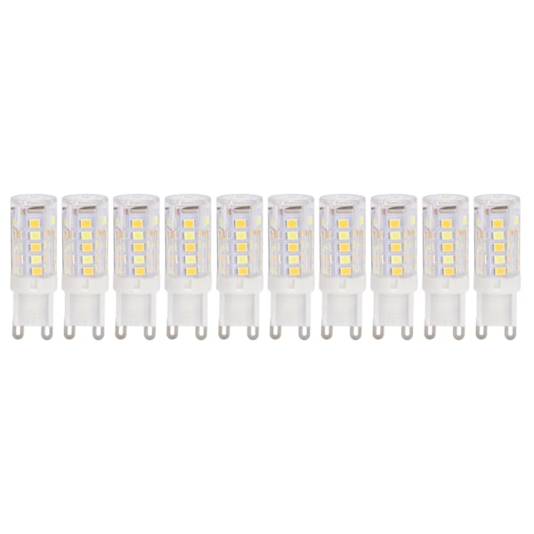 10 STK G9 220V LED-lampa Dimbar keramisk LED-lampa Byt ut halogenlampa för ljuskronaG9 3W 32LED