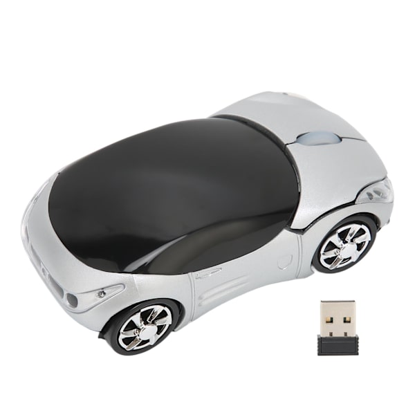 2,4 GHz trådlös bilmus Smart Connection 3D Sports Car Styling Gaming Mouse för Windows 98 för Win 7 för Linux