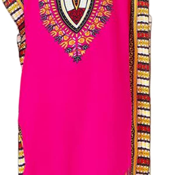 Dammode Strandklänning Boho Elegant Etnisk Klänning Rosy