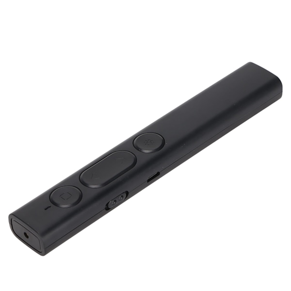 Presentation Clicker Litiumbatteriladdning USB Ergonomisk design Lågstrålning 2,4G High Sensitivity Chip PointerBlack