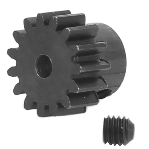RC-moottorin hammaspyörä Teräs 15T Ruostesuojattu Kestävä Vaihto RC-auton moottorin pinjonihammaspyörä 1/14 RC maastoautoille
