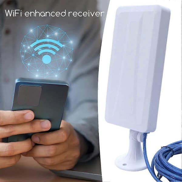 150 Mbps USB WiFi-adapter for stasjonær PC. Pålitelig RTL3070-chipset for laggfrie spill og HD-strømming. White
