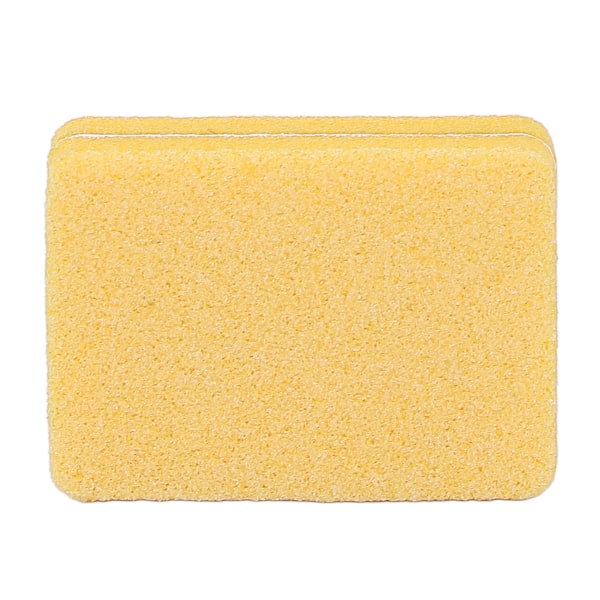 30st Mini Nail Buffer Professionell Bärbar Hemsalong Nagelputsning Slipblock Manikyr Verktyg Gul