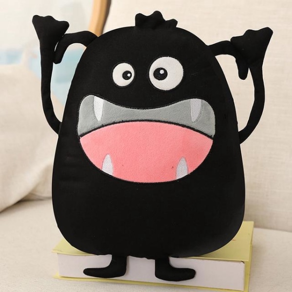 1 stk 35 cm morsomt monster tegneserie dyr plysj leker uttrykk følelser utstoppede dukker gave til barn