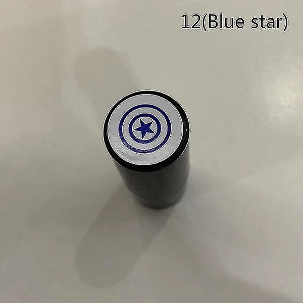 Blue Star Golf Ball Stamper - Quick Drying and Long Lasting - Various Patterns