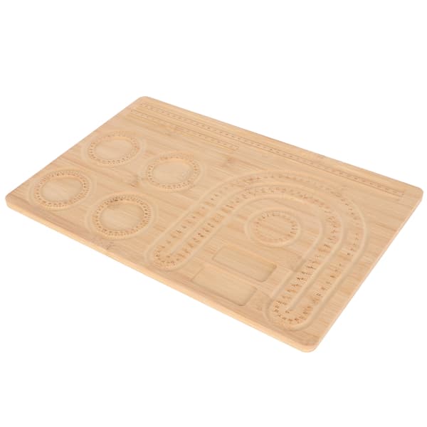 Bambu Combo Beading Board DIY Tarkka koko Vapaa järjestely Rannekoru Mittalauta Korujen valmistusalusta
