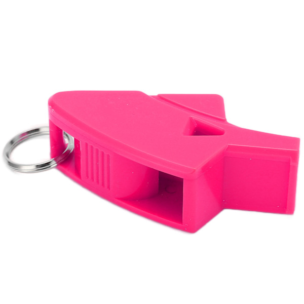 Referee Dolphin Whistle Robust Hållbar Rounding Crisp Portable Sound Whistle för tävlingarRose Red