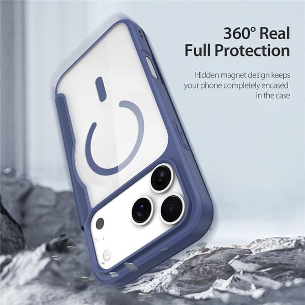 DUX DUCIS Kompatibel med iPhone 17 Pro Skin X Pro Wallet - Blå Blå blue