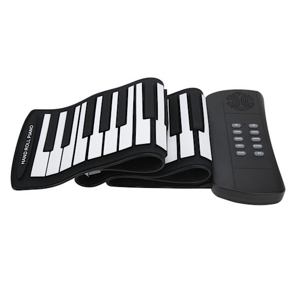Käsin rullattava piano 61 näppäimellä Taitettava silikoninen Latautuva sähköinen keyboard Musiikkiväline