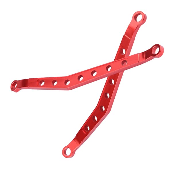 【NX】Aluminiumslegering Forreste / Bagerste Øvre Chassisforbindelse til AXIAL Wraith AX90056 RC Bil (Rød)