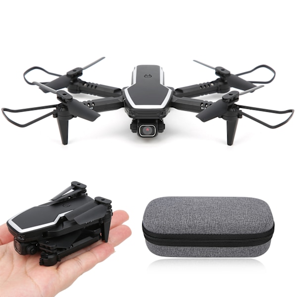 Mini Drone 4K High Definition Dobbelt Kamera Foldbar Quadcopter Fjernstyret Flyvemaskine