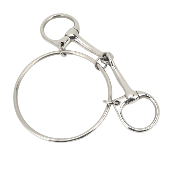 125 mm rostfritt stål häst mun bit 5 tum häst bits utomhus träning Lös ring