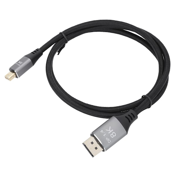 B0305&#8209;1 Mini DP til DP Adapterkabel 1.4 Version 8K High Definition 1 meter Langt Mini DisplayPort Port
