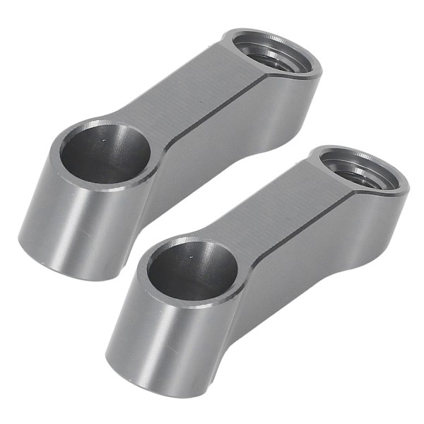 10mm Speilforhøyere Forlengere Aluminiumslegering Avstandsstykker Forlengelsesadaptersett For F900XR F900R S1000XR S1000R Grå