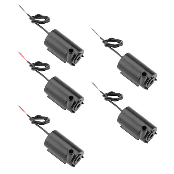 5 st/set DC 3V -5V mini vattenpump nedsänkbar för akvarium fontän