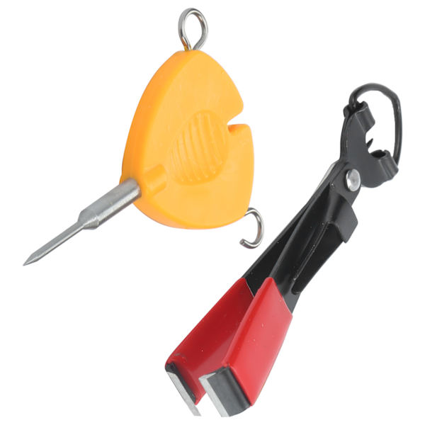 Multi Puller Verktyg Fiskelina Knotting Knotless Knot Tool med Nagelklippare fiskeredskap
