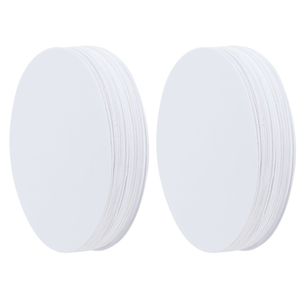 100 stk Blanke Badge Papir Fotoskriver Tilbehør DIY Maleri Håndlavet Håndværk (58mm)