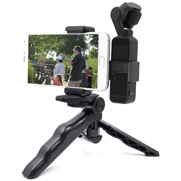 Yhteensopiva DJI Pocket 2 Tripod -matkapuhelintelineen kanssa Pocket 2 Tripod -matkapuhelinpidikettä varten, malli: musta