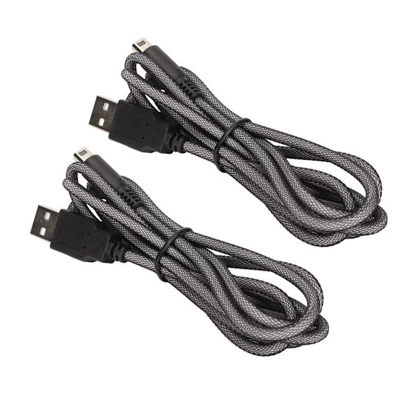 2 kpl 3DS USB-latauskaapelia 5ft virtajohto 2DS 3DS XL New 3DS XL New 2DSXL NDSI LL