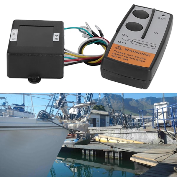 Ankkurinosturin kaukosäädin Langaton kytkin Trim Controller Marine Venevarusteet