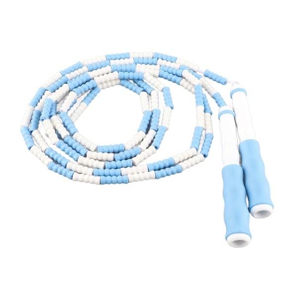 Segmentert hoppetau Justerbart, uten floker Perler Fleksibelt PP-plast hoppetau for barn Blå