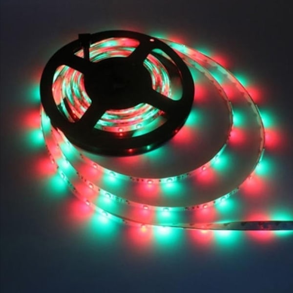 5/10/20M fleksibel LED-stribe RGB farveskiftende lysbånd med IR-fjernbetjening