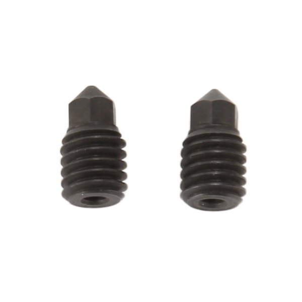 2st Hotend-munstycke för Bambu Lab X1 0,2 mm 0,4 mm härdat stål 3D-skrivare stålmunstycke för reparationsbyte