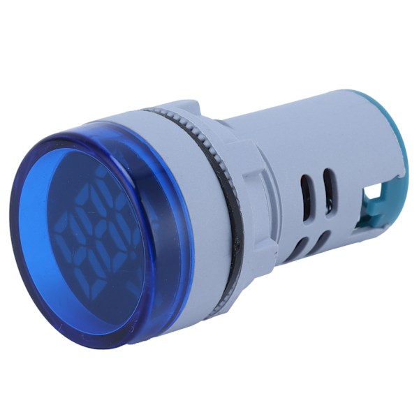 AD16-22FSV rund form digital spänningssignalindikator Spänningsmätarindikator 60~500V ACBlue