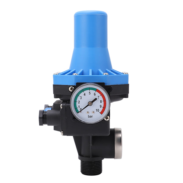 Vattenpumpstryckregulator Vattentät justering Automatisk vattenpumpkontrollbrytare med enkelvägsventil 220-240V (1,1KW)