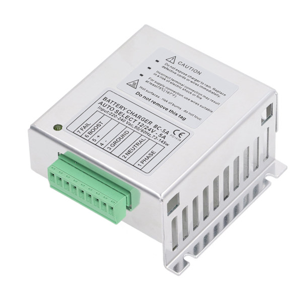 12V 24V Generator Batterilader 2-trins opladning Automatisk Batteriregulator 220‑240VAC
